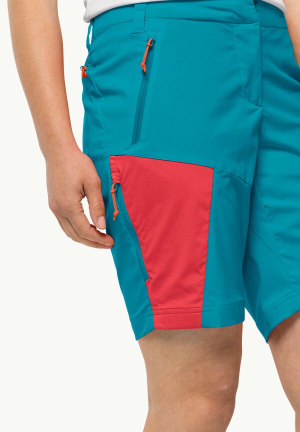 GLASTAL SHORTS W - tile blue 40 - Women\'s softshell shorts – JACK WOLFSKIN | Sportshorts