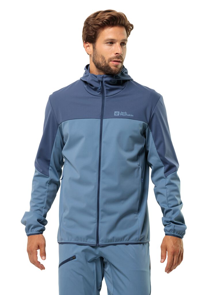FELDBERG HOODY M Elemental Blue XL Men's softshell jacket
